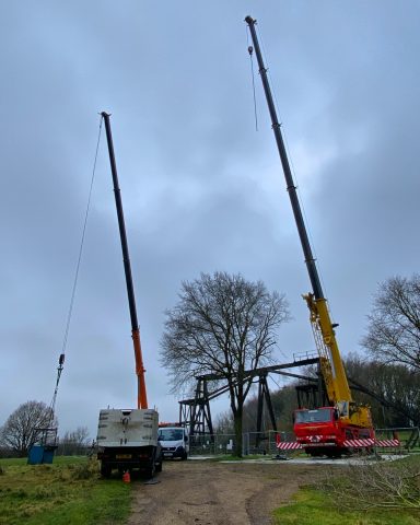 Dismantle of Brinsley Headstocks 